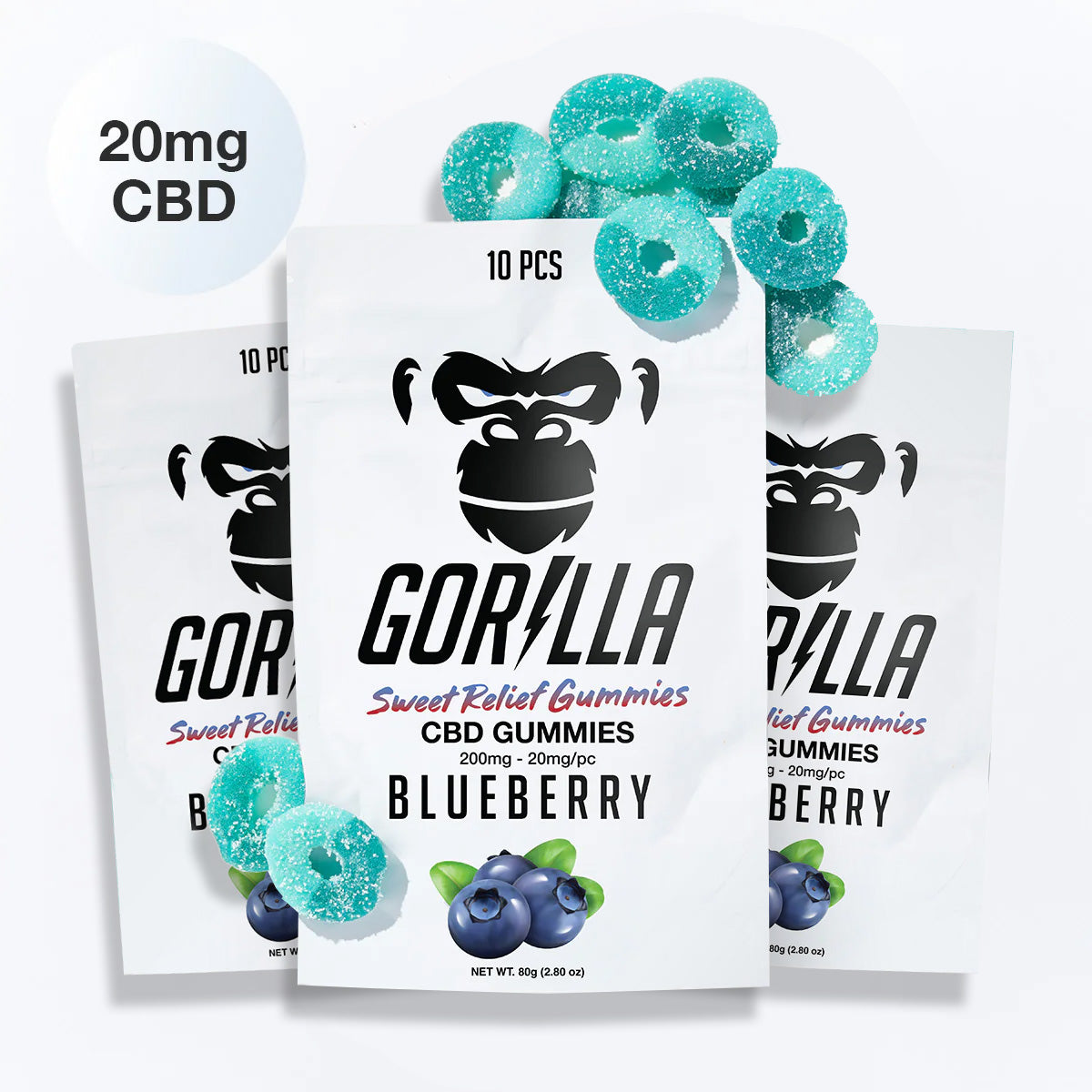 CBD Gummies - 20MG (10pc)