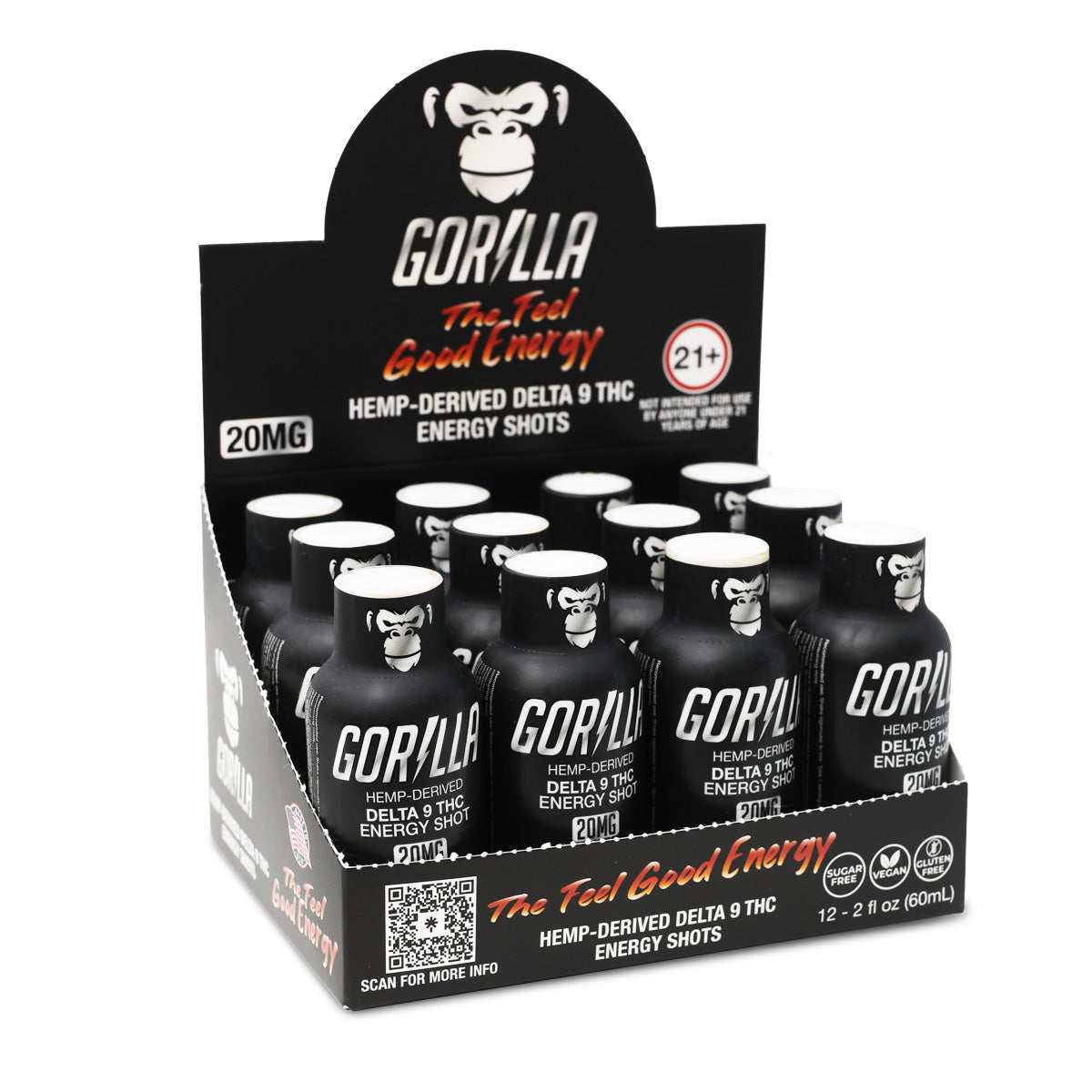 20mg THC Energy Drink Shots