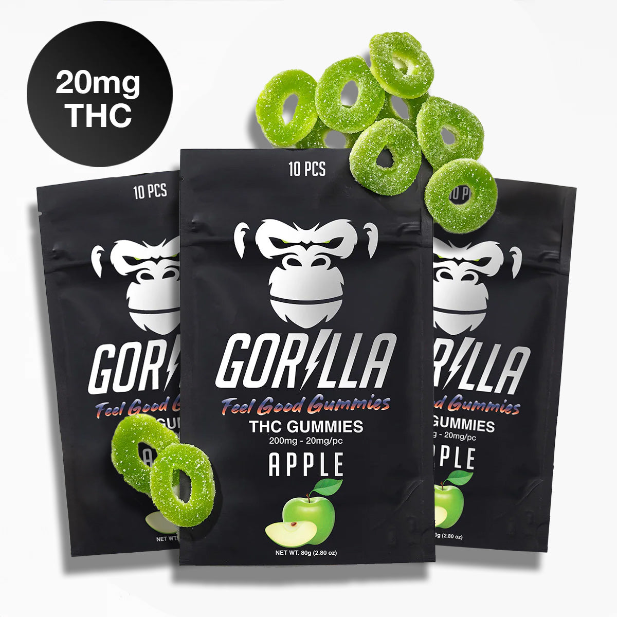 THC Gummies - 20MG Delta 9 (10pc)