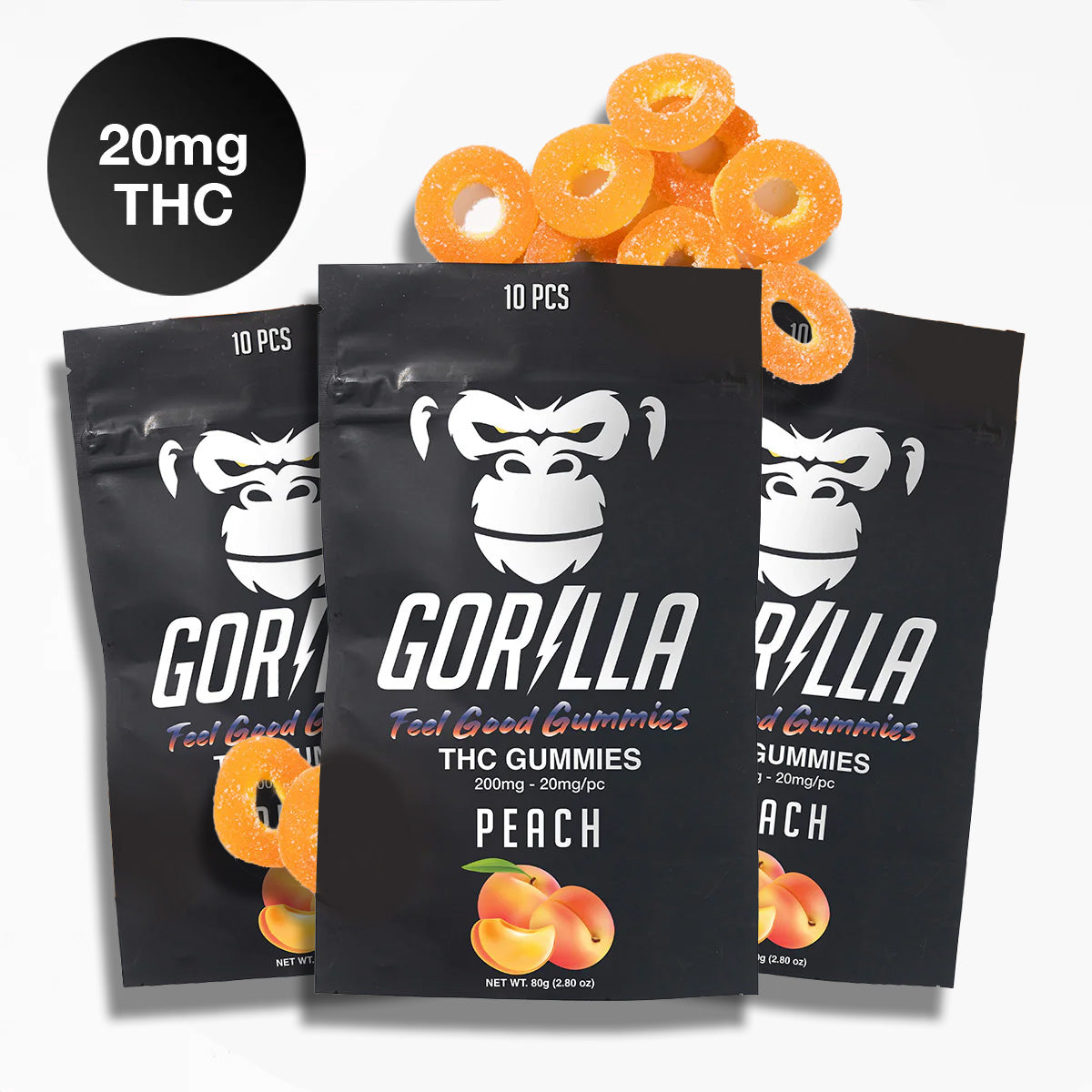 THC Gummies - 20MG Delta 9 (10pc)