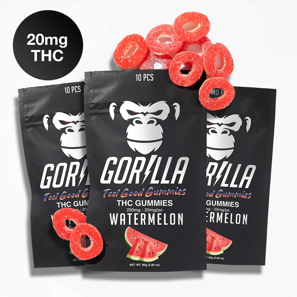 THC Gummies - 20MG Delta 9 (10pc)