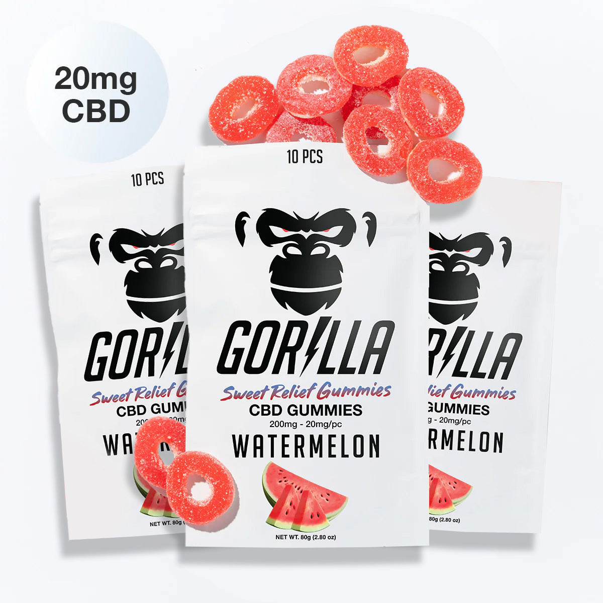 CBD Gummies - 20MG (10pc)