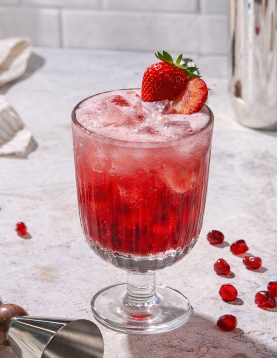 Strawberry Pomegranate Spritz
