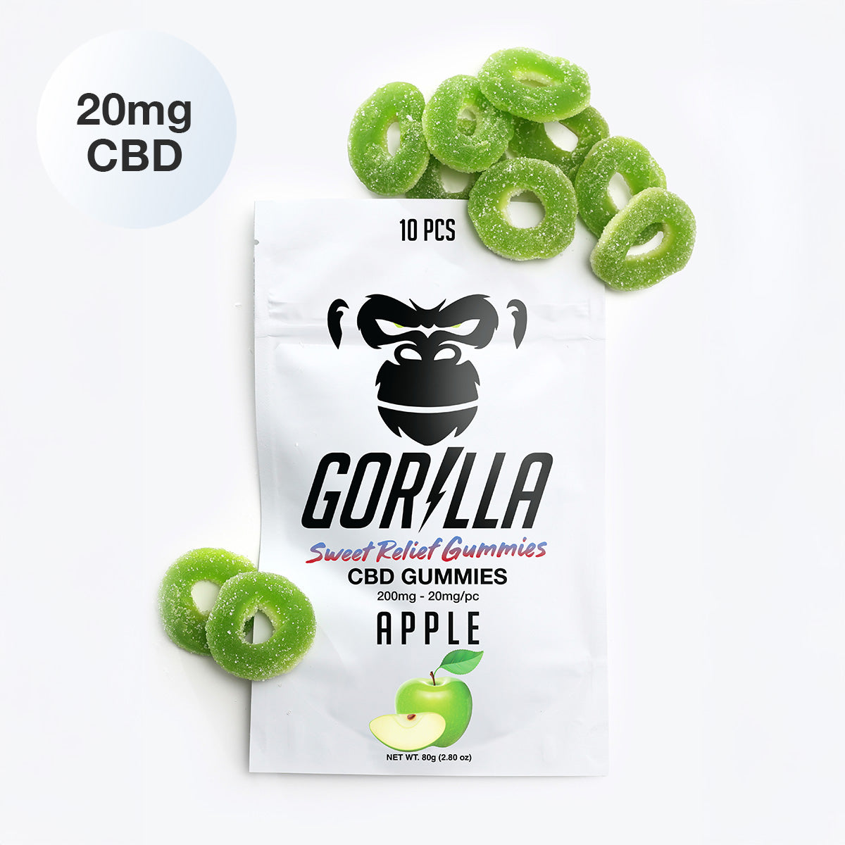 CBD Gummies - 20MG (10pc)