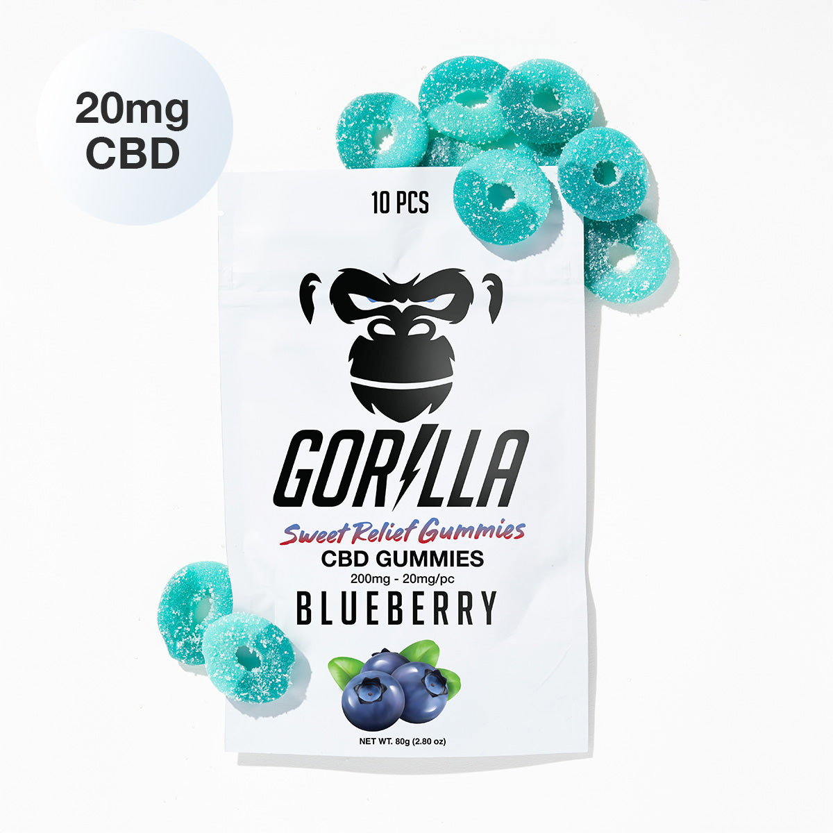 CBD Gummies - 20MG (10pc)