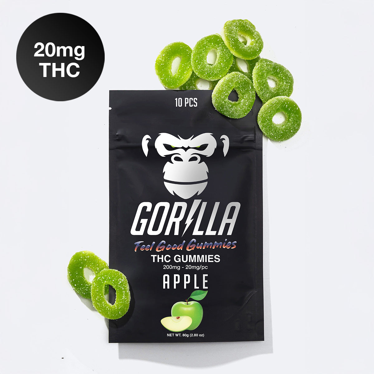 THC Gummies - 20MG Delta 9 (10pc)