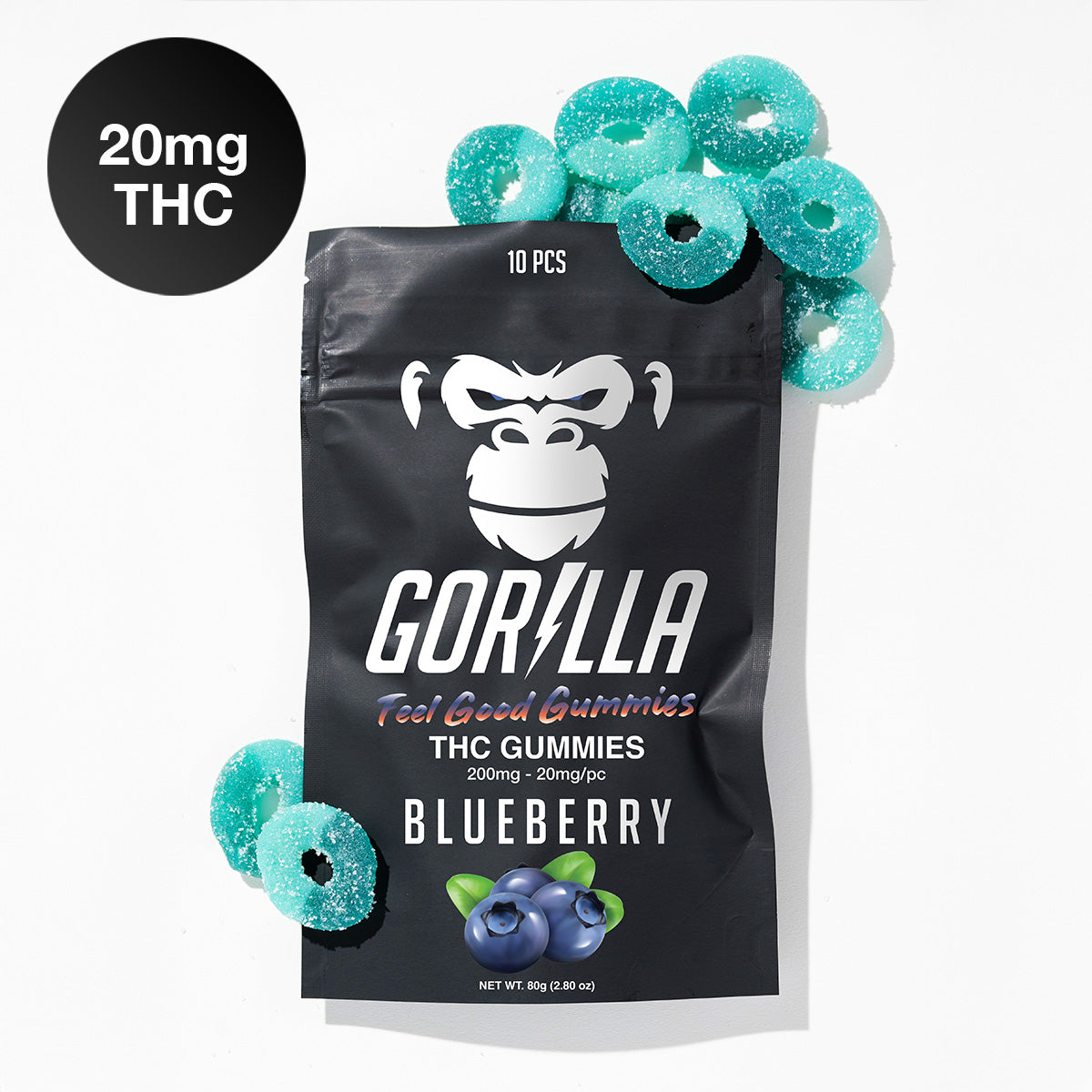 THC Gummies - 20MG Delta 9 (10pc)