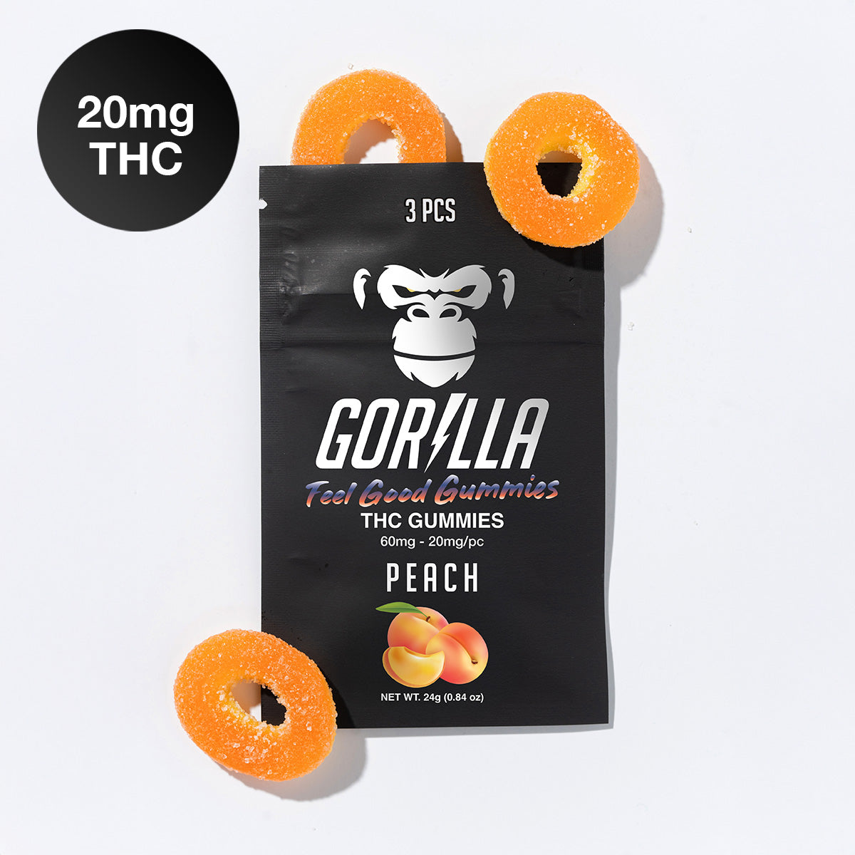 THC Gummies - 20MG Delta 9 (3pc)