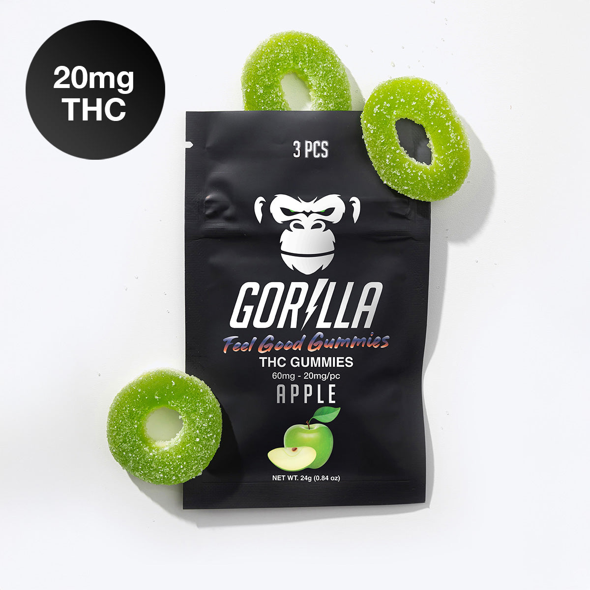 THC Gummies - 20MG Delta 9 (3pc)