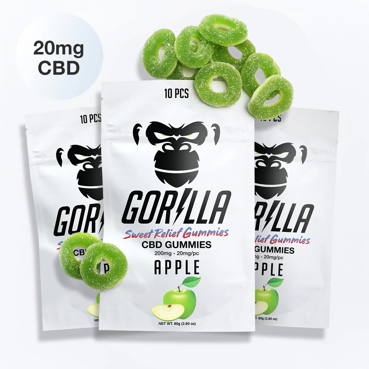 CBD Gummies - 20MG (10pc)