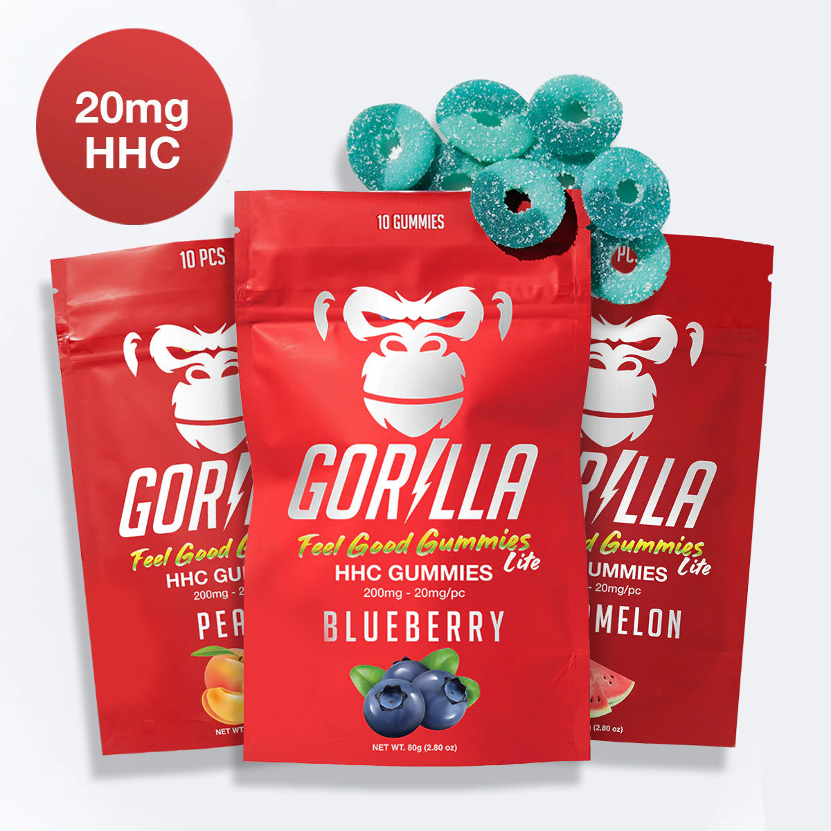 HHC Gummies - 20MG (10pc)
