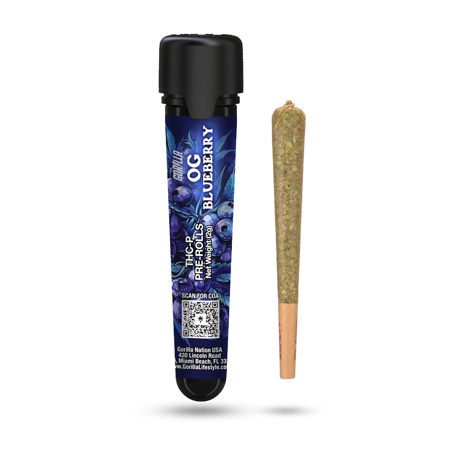 THC-P Pre-Roll (2g) - OG Blueberry